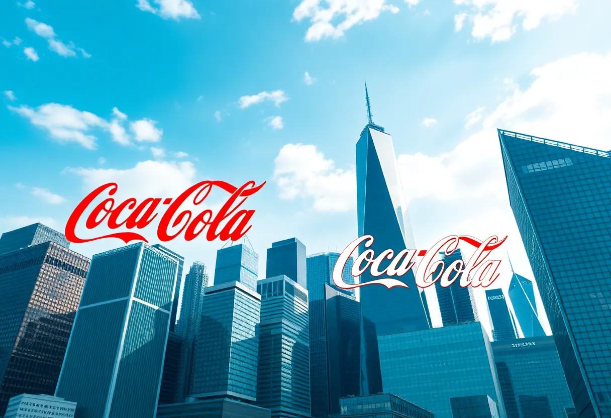 Representation of Coca-Cola stock investment growth