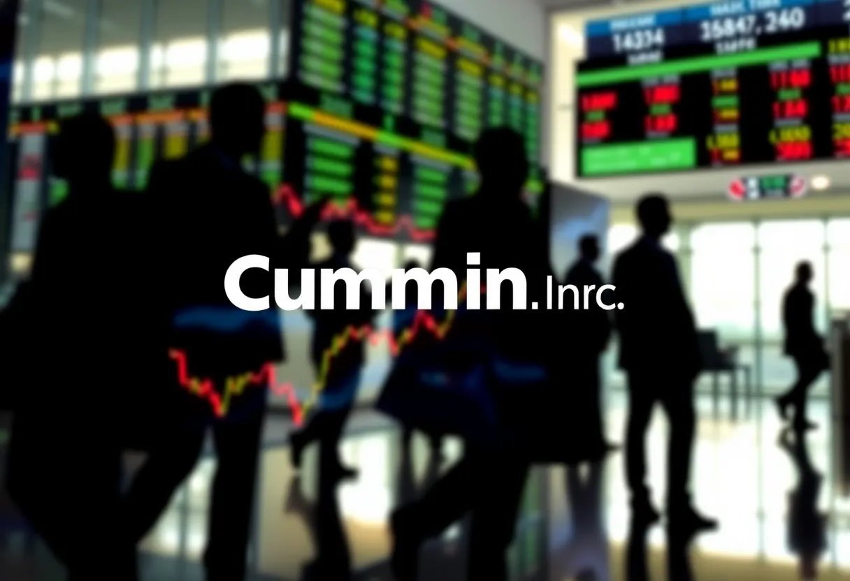 Stock market overview with focus on Cummins Inc.