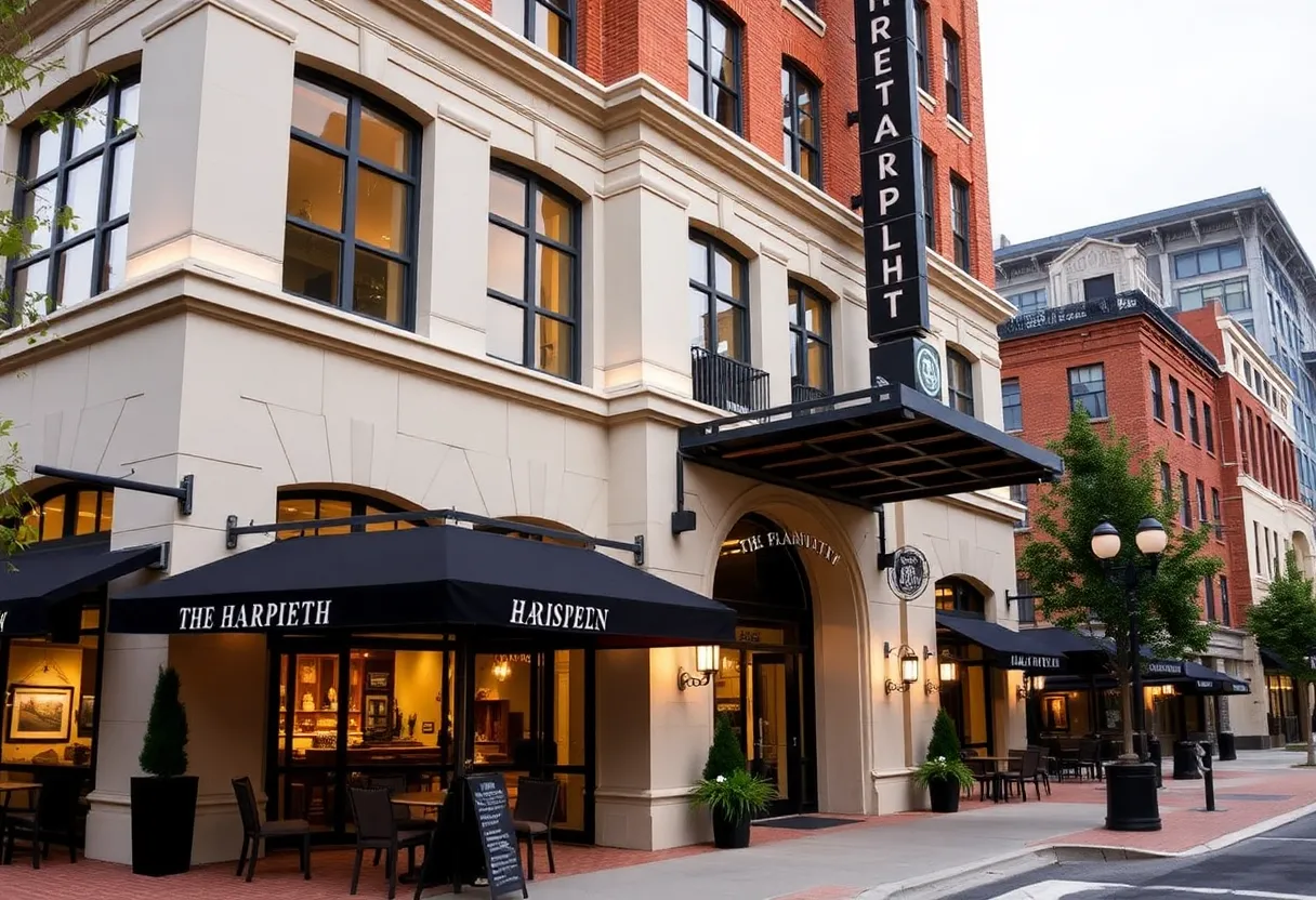 Exterior view of The Harpeth Franklin Downtown Hotel