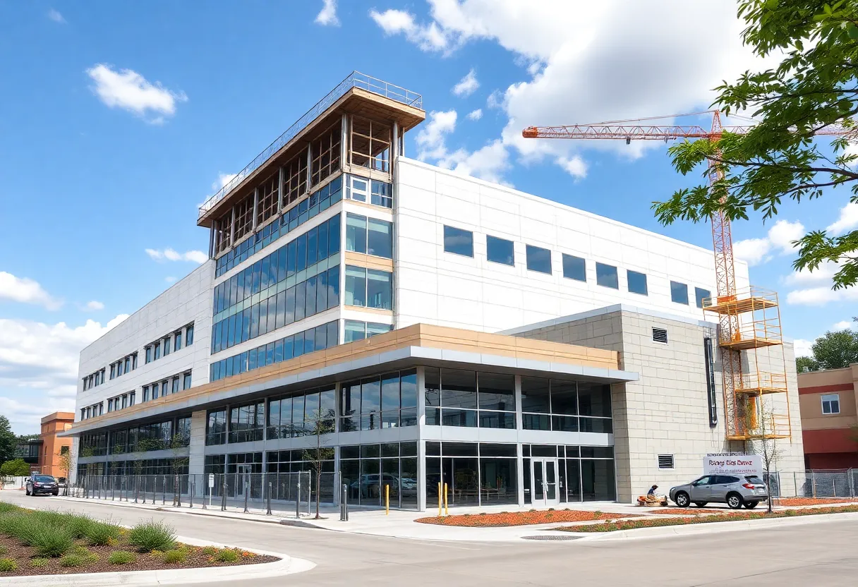 Ambulatory surgical center construction in Hoover.