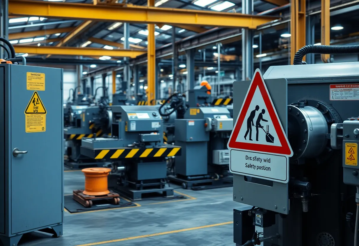 Scene of an industrial accident in Trussville