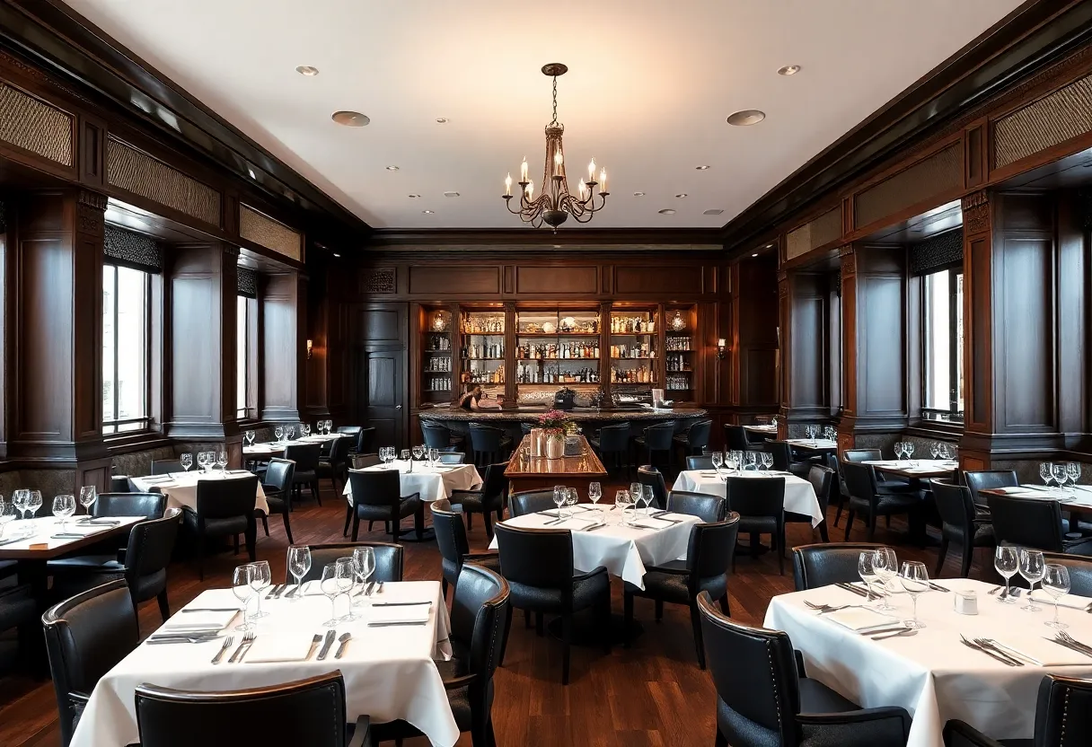 Interior of Lapeer Steak & Seafood in Birmingham
