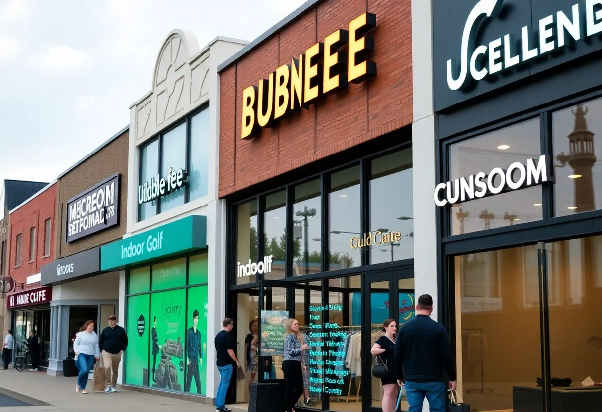 New businesses in Birmingham including bubble tea shop and luxury indoor golf.
