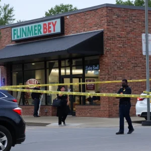 Police investigation at a local business in Birmingham
