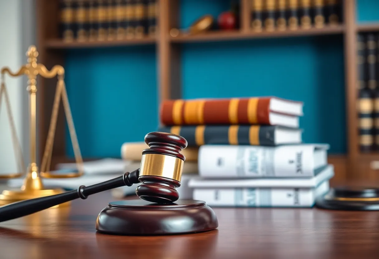 Professional legal office representing advocacy and justice.