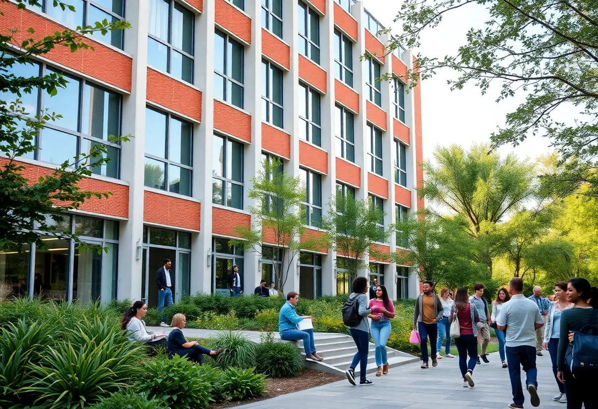 Students studying real estate at University of Alabama