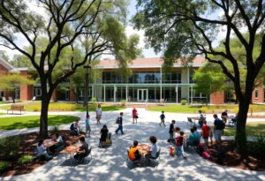 Students learning at a charter school in Alabama