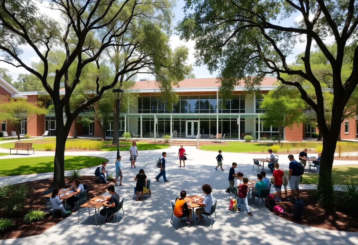 Students learning at a charter school in Alabama
