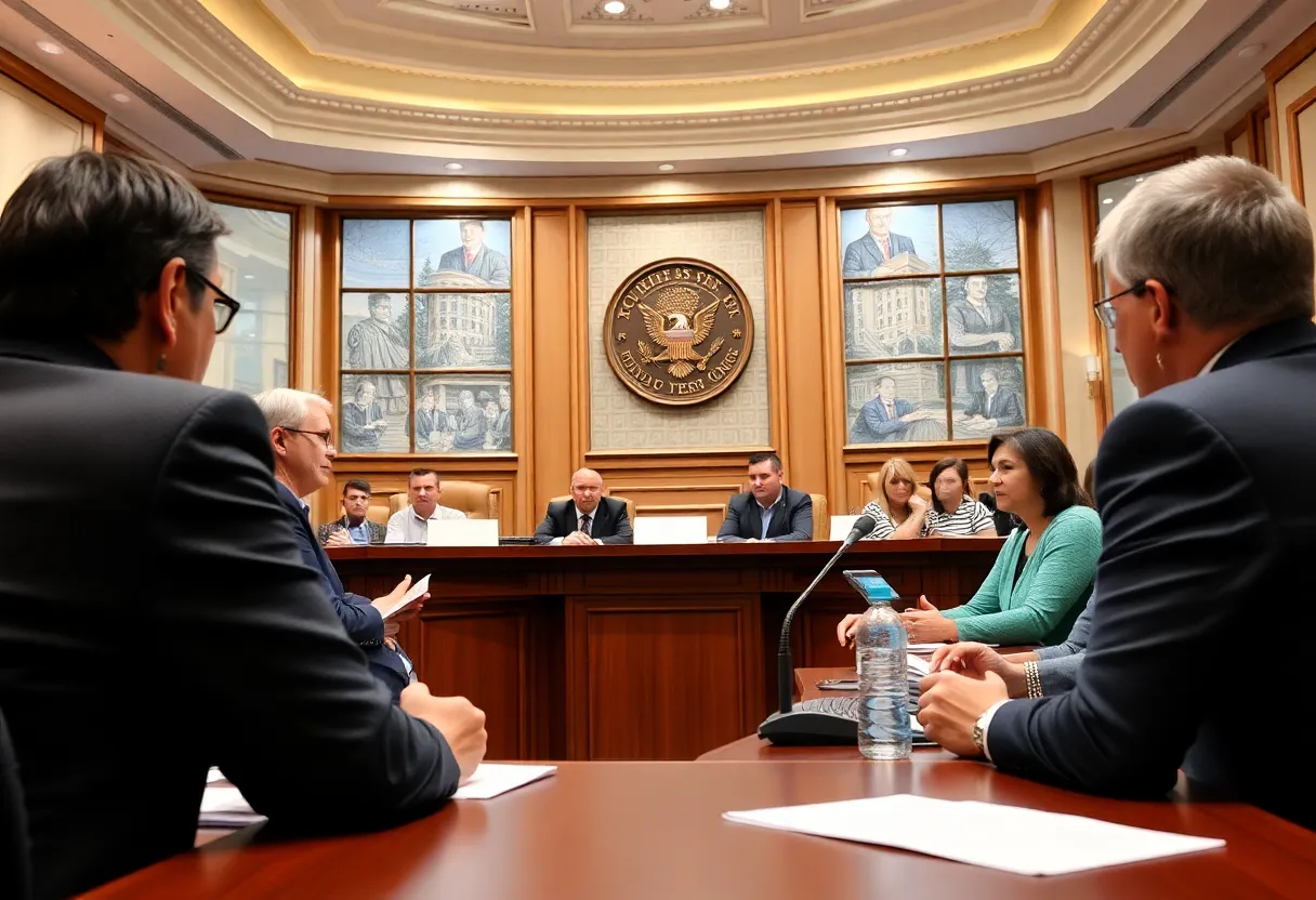 Birmingham City Council members engaged in discussion
