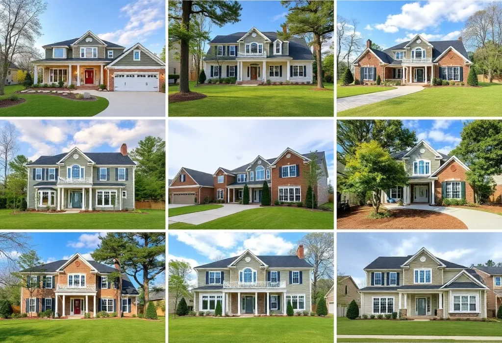 A variety of homes for sale in Birmingham, showcasing different styles and prices.