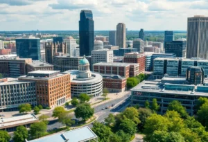 Cityscape of Birmingham highlighting biotech innovation