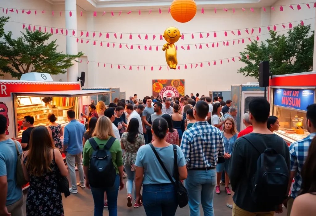 Vibrant community gathering at the Green Carpet Affair