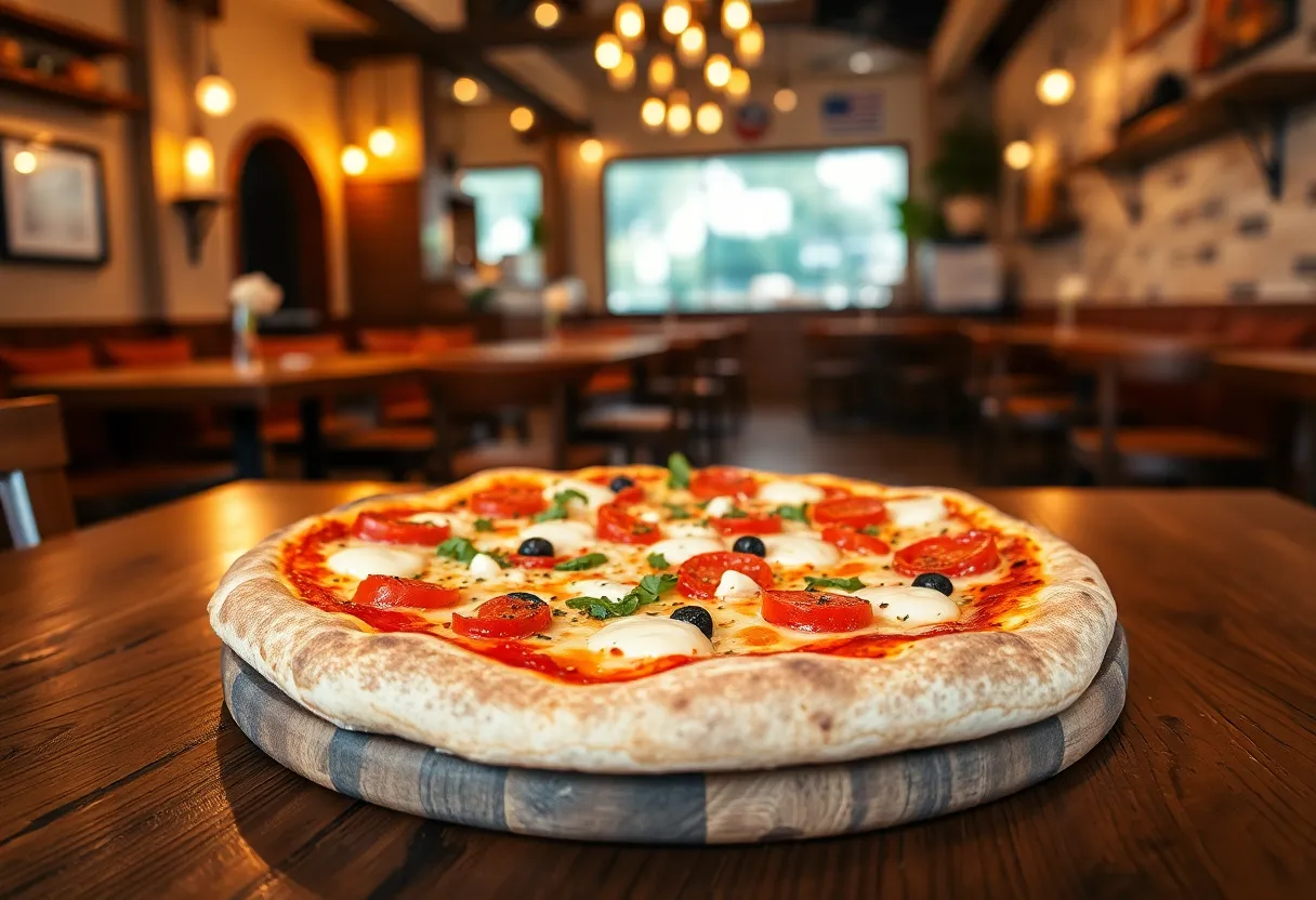 Delicious pizza from Iron City Pizza Company