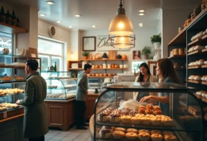 Interior of Last Call Baking Co. filled with pastries