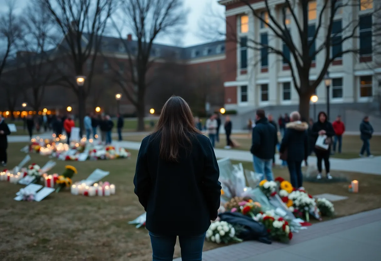Memorial tribute at Utah Valley University