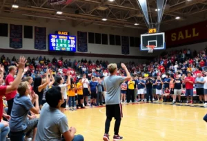 High school basketball game between Mountain Brook and Huffman