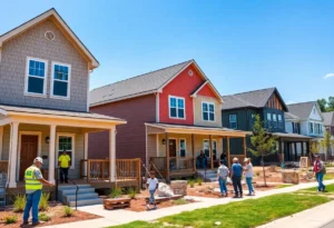 Construction of affordable homes in Birmingham