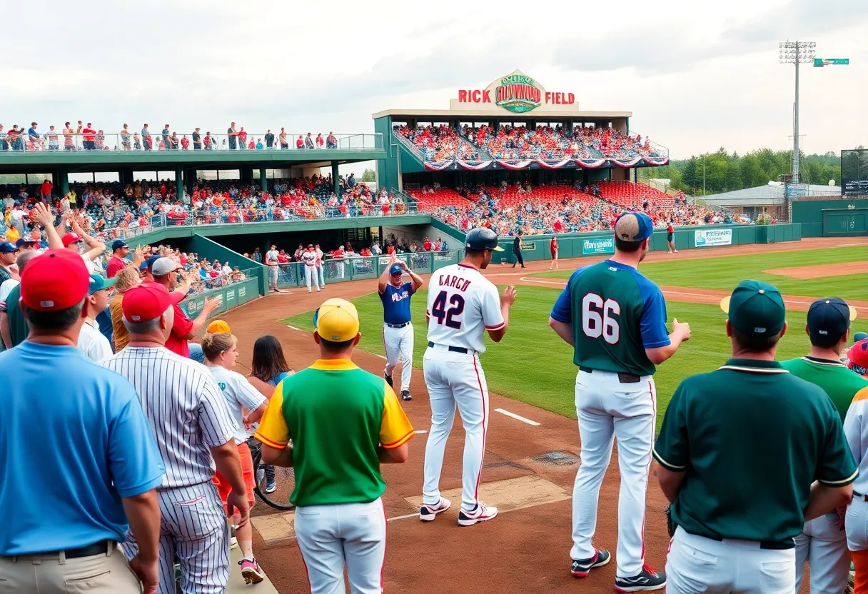 Savannah Bananas baseball game at Riverwalk Stadium and Rickwood Field