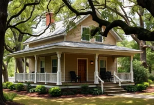 Cottage in Southern Birmingham with wraparound porch
