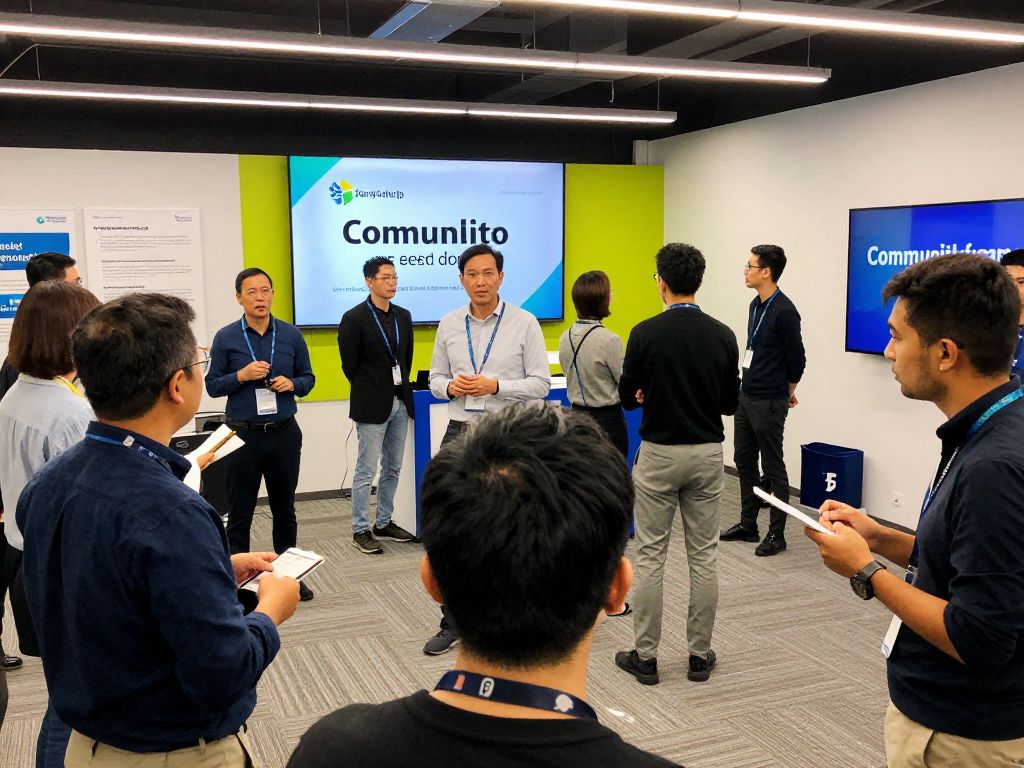 Entrepreneurs networking at the A.G. Gaston Conference in Birmingham