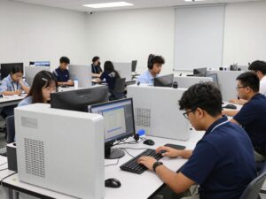 Students participating in workforce training at Alabama community college