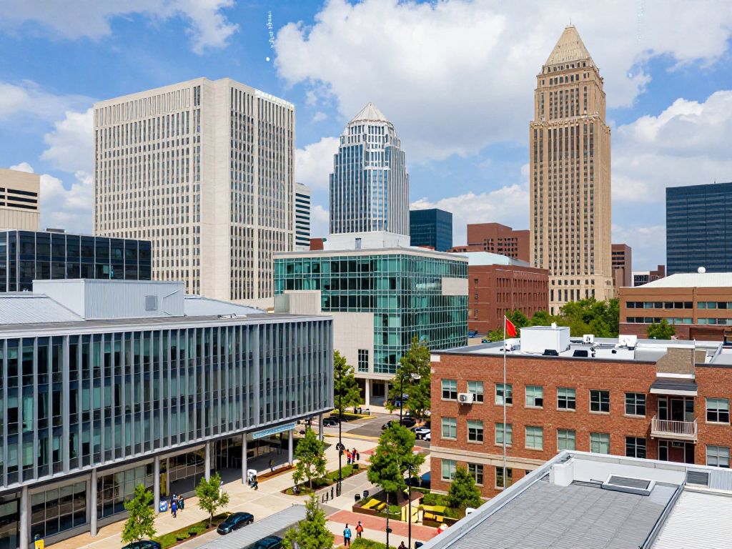 Birmingham Alabama cityscape showcasing innovation