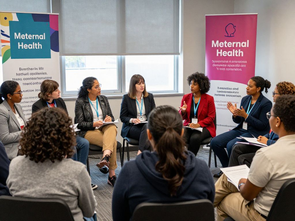 Community forum on maternal health in Birmingham City Hall