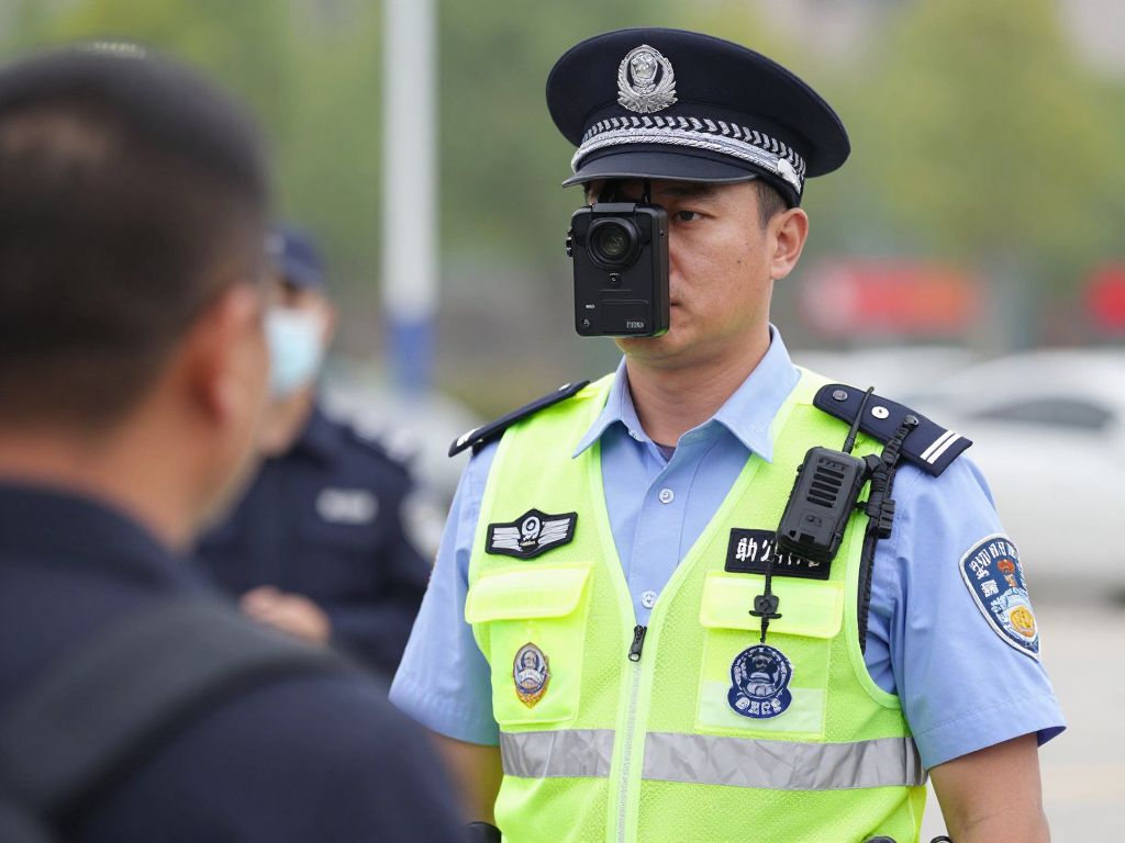 Birmingham police officer with body camera