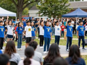 Students showcase their talents during Birmingham's National School Choice Week celebration.
