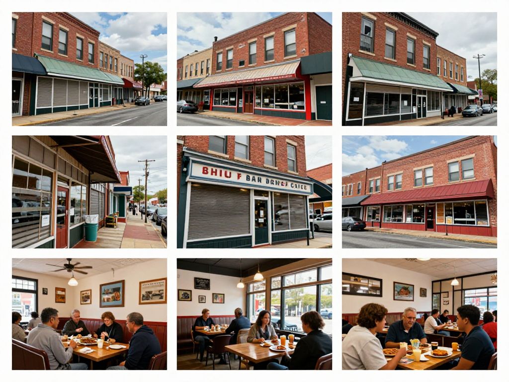 Collage of closed restaurants in Birmingham AL reflecting community nostalgia.