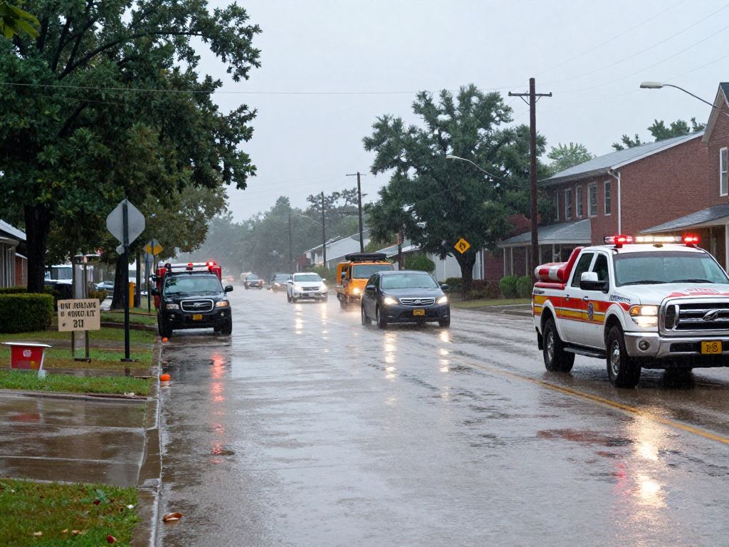 Emergency services responding to flooding in Central Alabama