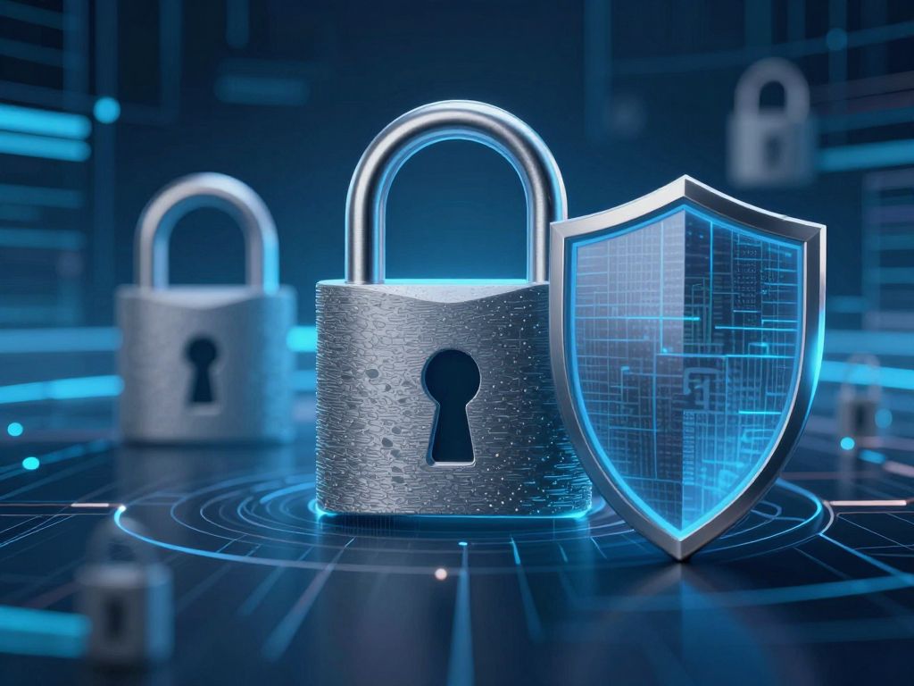 Abstract digital security illustration related to Hoover Met incident