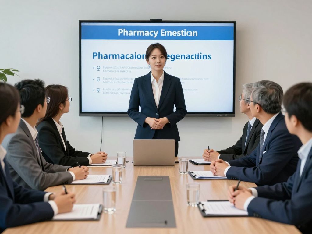 Discussion on pharmacy regulation in a professional setting