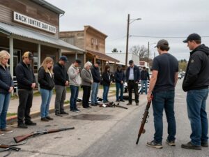 Memorial for a victim of accidental shooting in Tuscaloosa