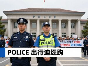 Demonstrators protesting for police accountability in Tarrant, Alabama.