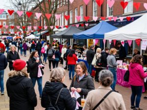 Community celebration in Birmingham for Valentine's Day