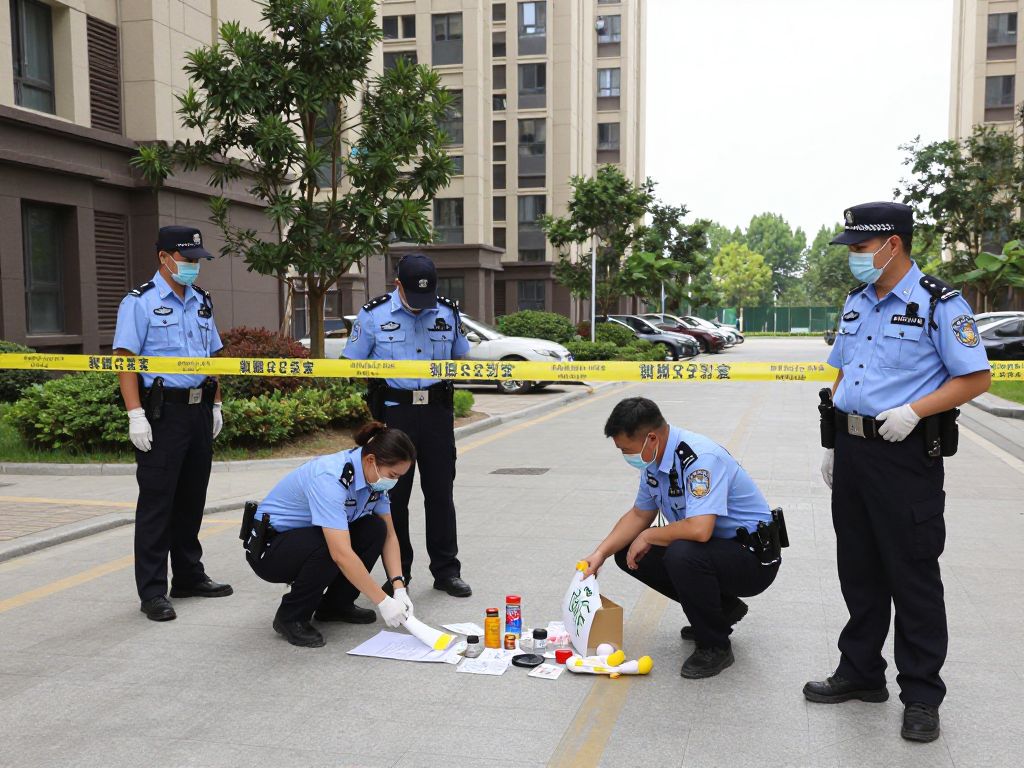 Investigators at crime scene in Murrieta