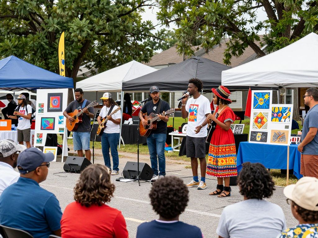Community members engaging in events during a vibrant week in Tuscaloosa, Alabama.